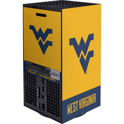 West Virginia University WV Yello split XBox Series X Digital Edition Bundle Skin
