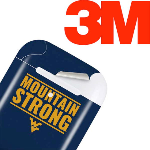 West Virginia University Yellow Apple AirPods Skin