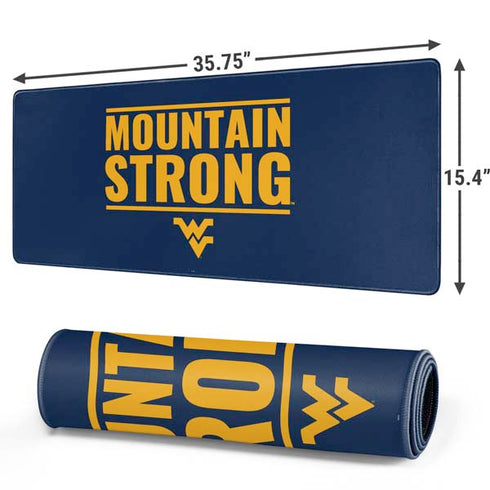 West Virginia University Yellow Gaming Mouse Pad