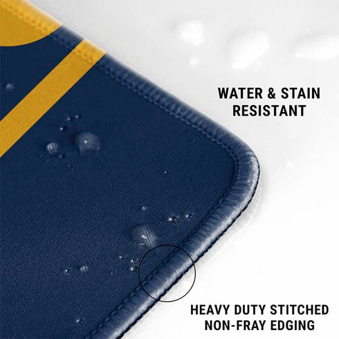 West Virginia University Yellow Gaming Mouse Pad