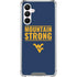 West Virginia University Yellow Galaxy A16 5G Clear Case