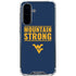 West Virginia University Yellow Galaxy A36 5G Clear Case