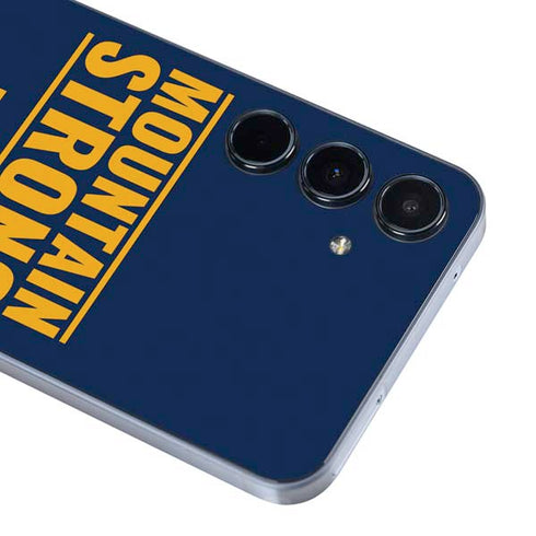 West Virginia University Yellow Galaxy A36 5G Skin