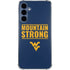 West Virginia University Yellow Galaxy A55 5G Clear Case