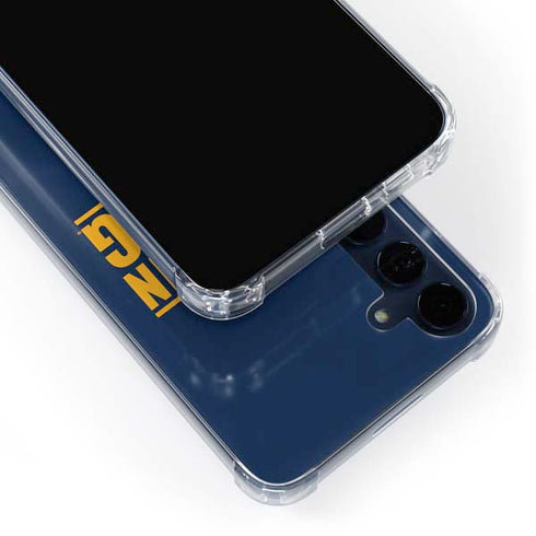 West Virginia University Yellow Galaxy A55 5G Clear Case