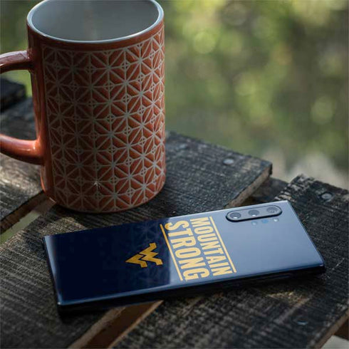 West Virginia University Yellow Galaxy Note 10 Plus Skin