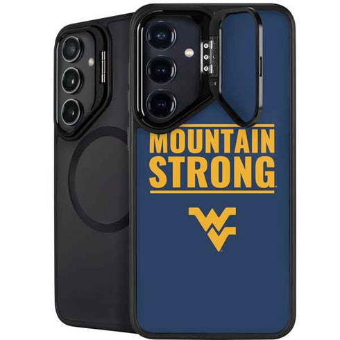 West Virginia University Yellow Galaxy S25 Plus Kickstand Case