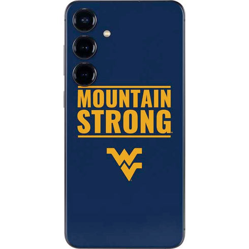 West Virginia University Yellow Galaxy S25 Plus Skin