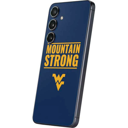 West Virginia University Yellow Galaxy S25 Skin