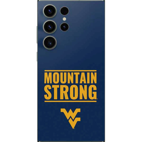 West Virginia University Yellow Galaxy S25 Ultra Skin