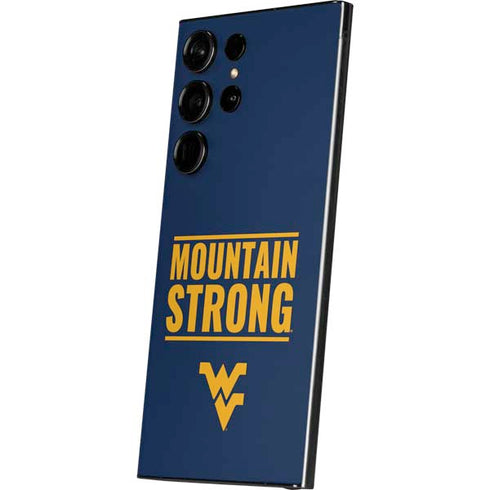 West Virginia University Yellow Galaxy S25 Ultra Skin