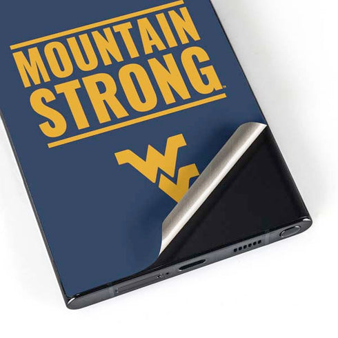 West Virginia University Yellow Galaxy S25 Ultra Skin