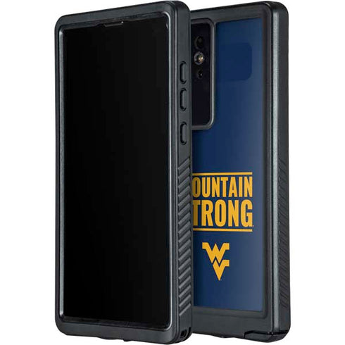 West Virginia University Yellow Galaxy S24 Ultra Waterproof Case