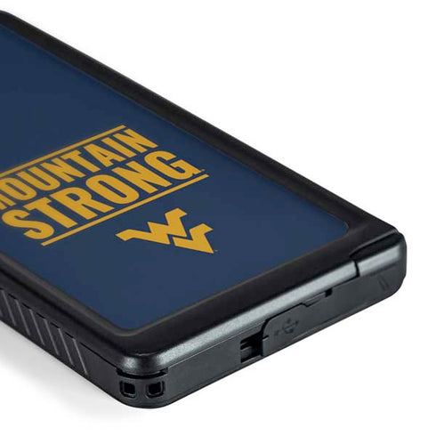 West Virginia University Yellow Galaxy S24 Ultra Waterproof Case