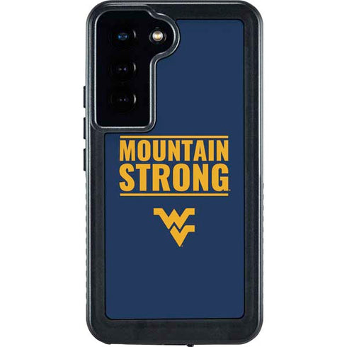 West Virginia University Yellow Galaxy S24 Waterproof Case