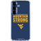 West Virginia University Yellow Galaxy S25 Clear Case