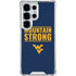 West Virginia University Yellow Galaxy S25 Ultra Clear Case