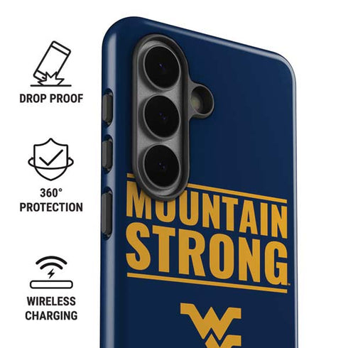 West Virginia University Yellow Galaxy S26 Impact Case