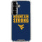 West Virginia University Yellow Galaxy S26 Plus Clear Case