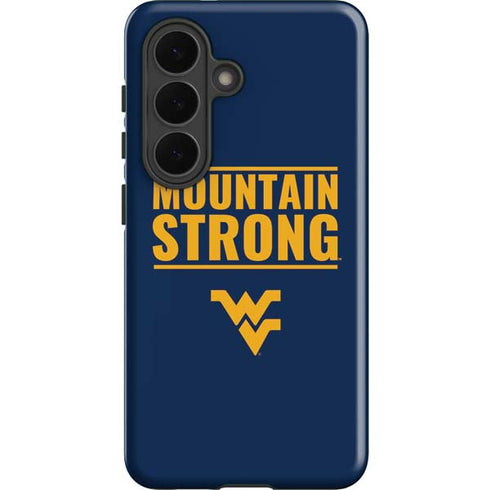 West Virginia University Yellow Galaxy S26 Plus Impact Case