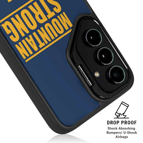 West Virginia University Yellow Galaxy S26 Plus Kickstand Case