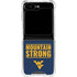 West Virginia University Yellow Galaxy Z Flip6 Clear Case