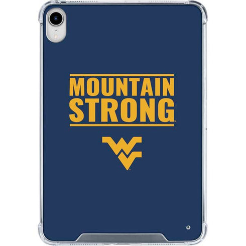 West Virginia University Yellow iPad 11th Gen (2025) Clear Case