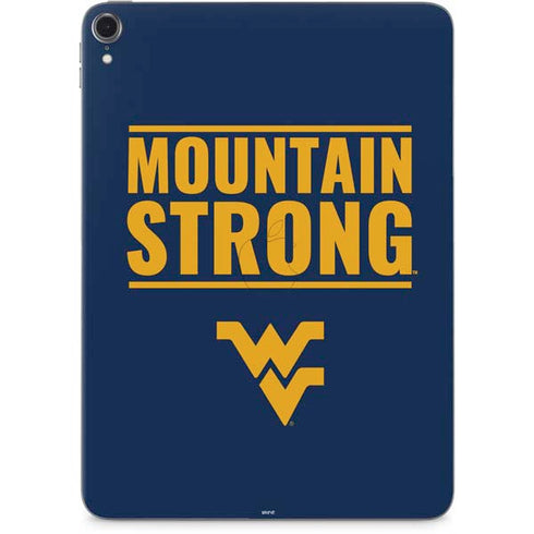 West Virginia University Yellow Apple iPad Pro Skin