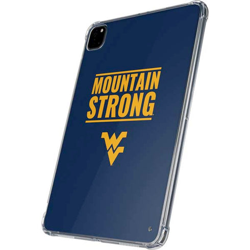 West Virginia University Yellow iPad Pro 11in (2024) Clear Case