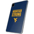 West Virginia University Yellow iPad Pro 11in (2024) Clear Case