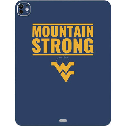 West Virginia University Yellow iPad Pro 13in M4 (2024) Skin