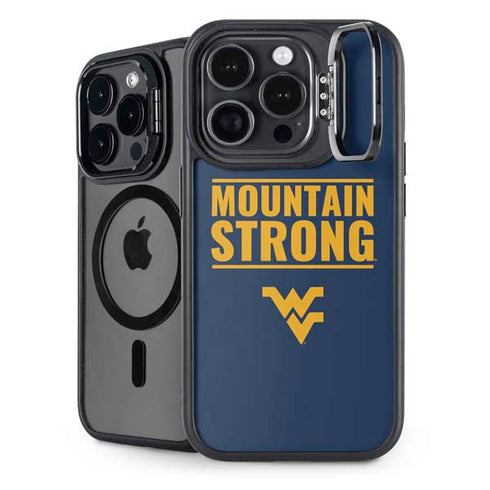 West Virginia University Yellow iPhone 13 Pro Max Kickstand Case