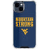 West Virginia University Yellow iPhone 15 Clear Case