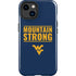 West Virginia University Yellow iPhone 15 Impact Case