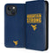 West Virginia University Yellow iPhone 15 Plus Folio Case