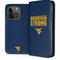 West Virginia University Yellow iPhone 15 Pro Folio Case