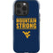 West Virginia University Yellow iPhone 15 Pro Impact Case