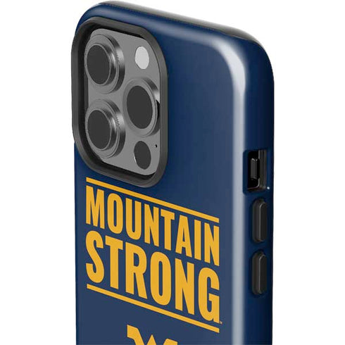 West Virginia University Yellow iPhone 15 Pro Impact Case