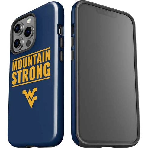 West Virginia University Yellow iPhone 15 Pro Impact Case