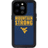 West Virginia University Yellow iPhone 15 Pro Waterproof Case