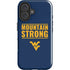 West Virginia University Yellow iPhone 16 Impact Case