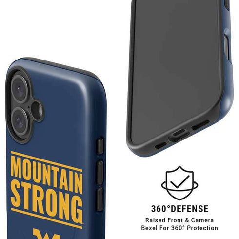 West Virginia University Yellow iPhone 16 Magsafe Impact Case