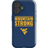 West Virginia University Yellow iPhone 16 Plus Impact Case