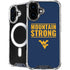 West Virginia University Yellow iPhone 16 Plus MagSafe Case