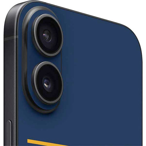 West Virginia University Yellow iPhone 16 Plus Skin