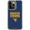West Virginia University Yellow iPhone 16 Pro Clear Case