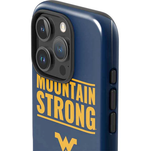 West Virginia University Yellow iPhone 16 Pro Impact Case