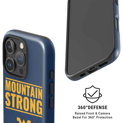 West Virginia University Yellow iPhone 16 Pro Magsafe Impact Case