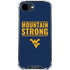 West Virginia University Yellow iPhone 16e Clear Case