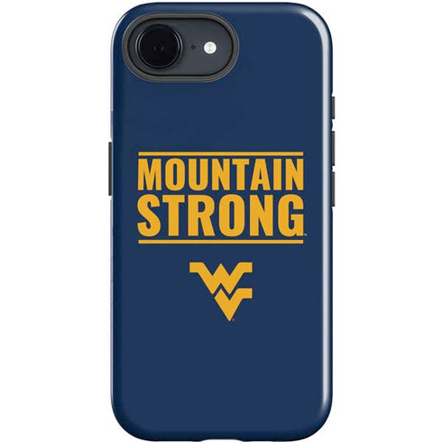 West Virginia University Yellow iPhone 16e Impact Case